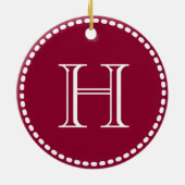 Eerste kerstversiering | Feestdagen Keramisch Ornament (Achterkant)