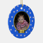 Eerste kerstversiering keramisch ornament (Rechts)