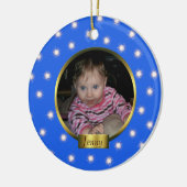 Eerste kerstversiering keramisch ornament (Links)