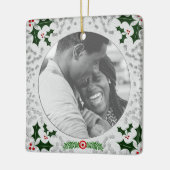 Eerste kerstversiering keramisch ornament (Links)