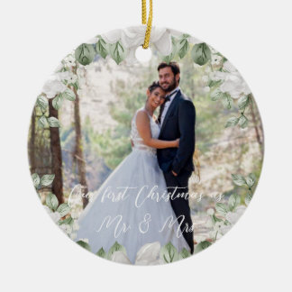 Eerste kerstversiering keramisch ornament