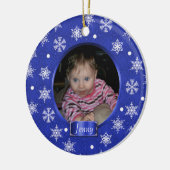 Eerste kerstversiering keramisch ornament (Links)