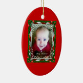 Eerste kerstversiering keramisch ornament (Rechts)