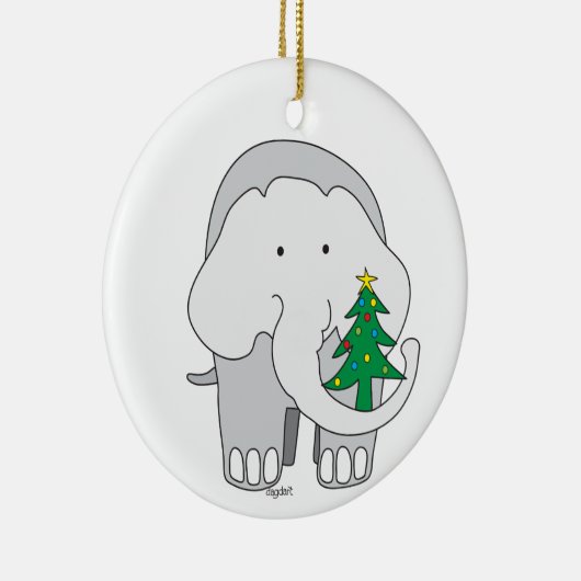 Eerste kerstversiering keramisch ornament (Rechts)