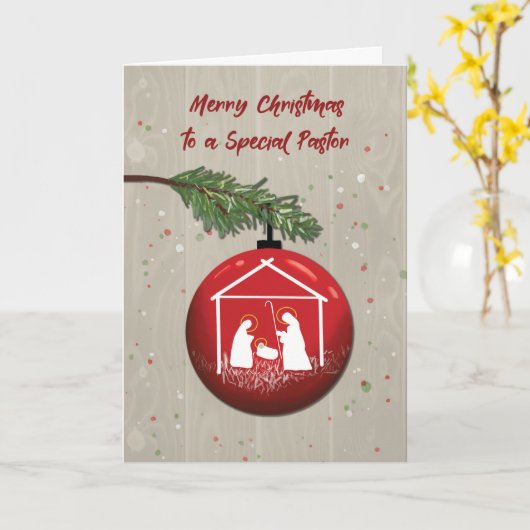 Eerste kerstversiering met woede kaart (Gele Bloem)