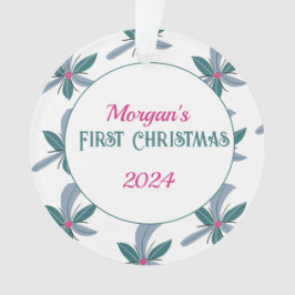 Eerste kerstversiering ornament