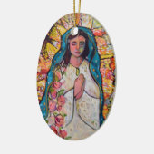 Eerste kerstversiering uit Guadalupe Keramisch Ornament (Links)