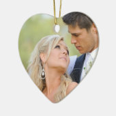 Eerste kerstversiering van de  Couple Keramisch Ornament (Links)