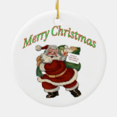 Eerste kerstversiering van de kustwacht keramisch ornament (Achterkant)