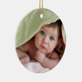 Eerste kerstversiering voor baby's keramisch ornament (Rechts)