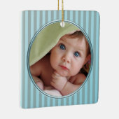 Eerste kerstversiering voor baby's keramisch ornament (Rechts)