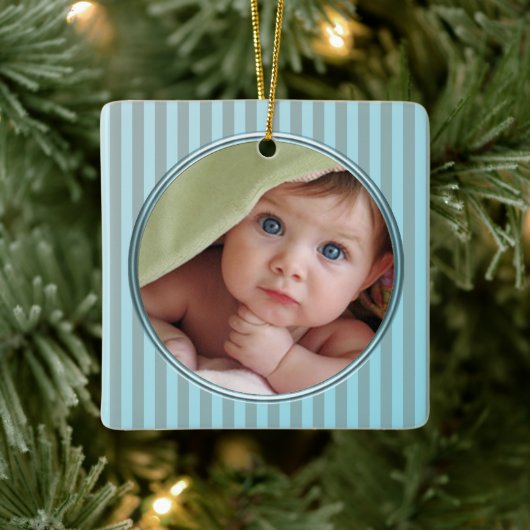 Eerste kerstversiering voor baby's keramisch ornament (Boom)