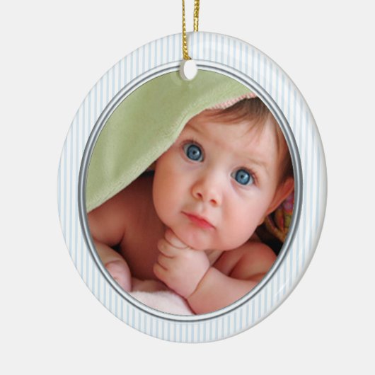 Eerste kerstversiering voor baby's keramisch ornament (Links)