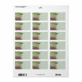 Eerste kerstvierkant — Etiketten voor retouradres  (Full Sheet)