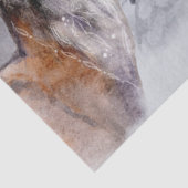 Eerste kerstwinter tissuepapier (Detail)