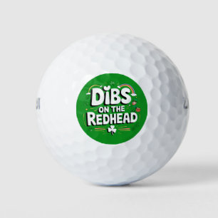 Eerste Keus Voor De Rodekop Grappige St. Patrick's Golfballen