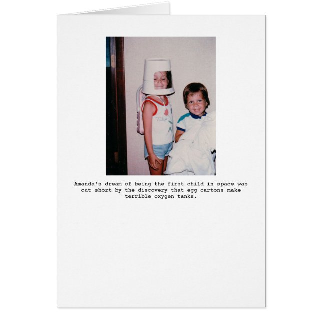 Eerste kind in de ruimte... (Voorkant)