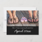 Eerste kind zwangerschapsaankondiging magneet Kaar Magnetische Uitnodiging (Voorkant)