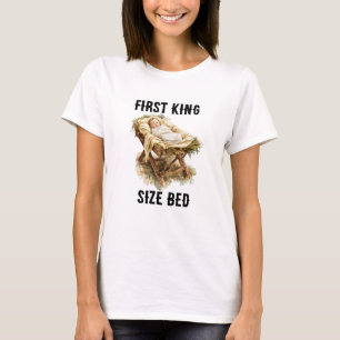 Eerste kingsize bed Baby Jesus T-shirt