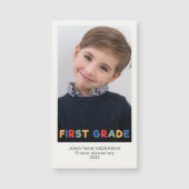 Eerste klas aandenken fotomagneet (Voorkant)