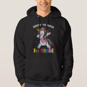 Eerste klas eenhoorn terug naar school klaar om te hoodie