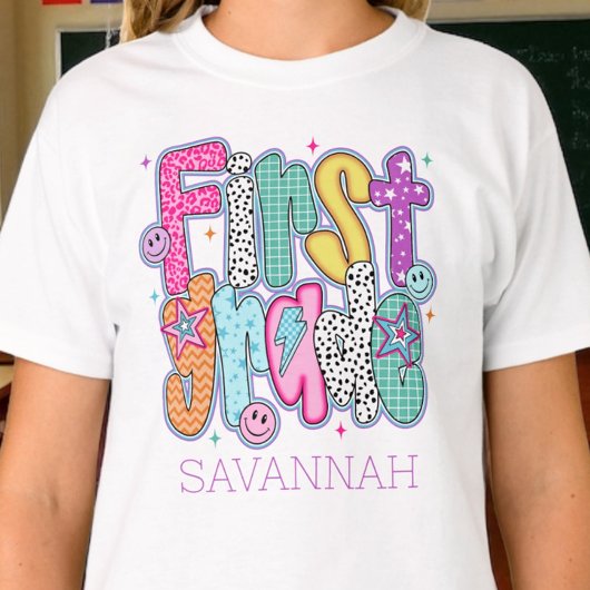 Eerste klas eerste schooldag Coquette Custom T-shirt