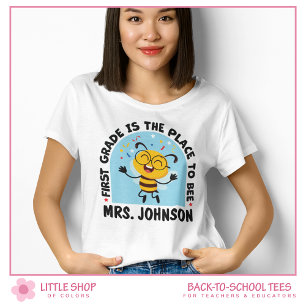 Eerste klas is de plaats om te zijn Aangepaste ler T-shirt