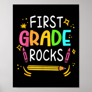 Eerste klas is te gek 1e klas kind eerste schoolda poster