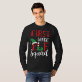 Eerste klas kerstleraar t-shirt (Voorkant volledig)