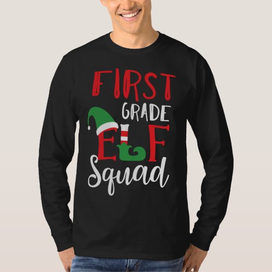 Eerste klas kerstleraar t-shirt (Voorkant)