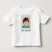 EERSTE KLAS KIND Beste Kind Ooit aangepaste foto P Kinder Shirts (Voorkant)