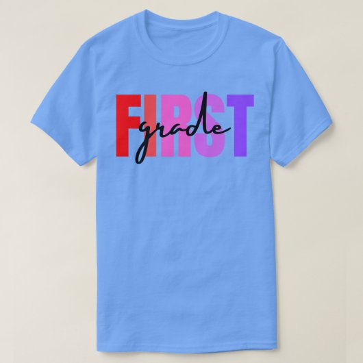 Eerste klas leraar 2 t-shirt (Design voorkant)