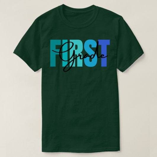 Eerste klas leraar 3 t-shirt (Design voorkant)