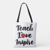 Eerste klas leraar, eerste klas mam terug naar sch tote bag (Achterkant)
