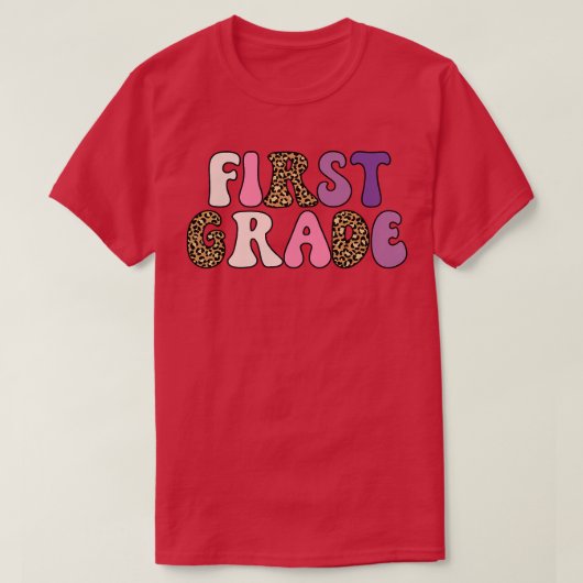 Eerste klas leraar terug naar school t-shirt (Design voorkant)