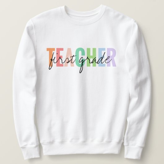 Eerste klas leraar Unisex Trui (Design voorkant)