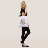 Eerste klas leraar White Notitieboek School Tote Bag (Op model)