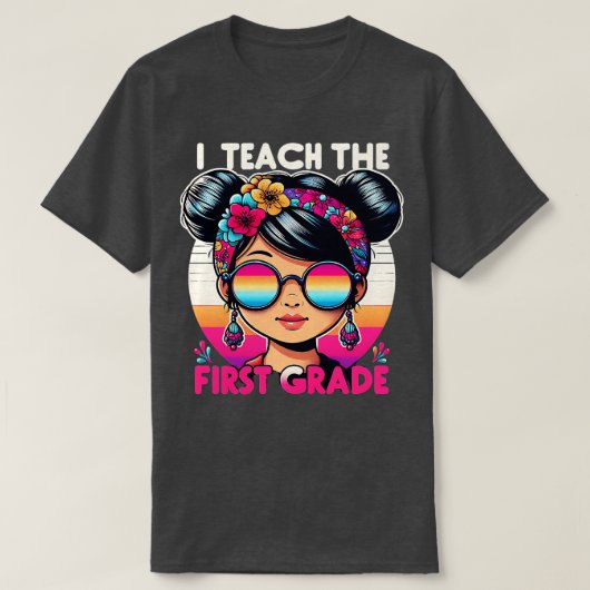 eerste klas lerares dag meisjes peuters Kinder rom T-shirt (Design voorkant)