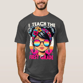 eerste klas lerares dag meisjes peuters Kinder rom T-shirt