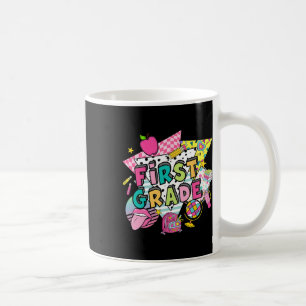 Eerste klas meisjes terug naar school pastel Schat Koffiemok