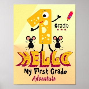 Eerste Klas met Kaas Nummer & Muizen Poster