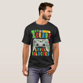 Eerste klas niveau ontgrendeld Ck naar school game T-shirt (Voorkant volledig)