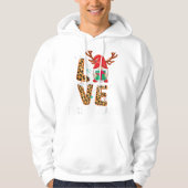 Eerste klas rendierkerstkerstman hoodie (Voorkant)