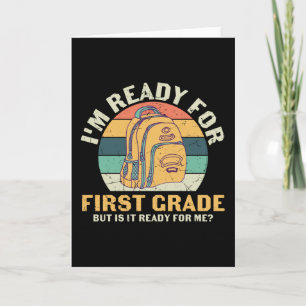 Eerste klas rugzak eerste schooldag cadeau voor ki kaart