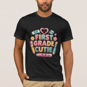 Eerste Klas Schattig Kawaii Terug naar School T-shirt