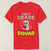 Eerste klas Squad Funny basisschool T-shirt (Design voorkant)