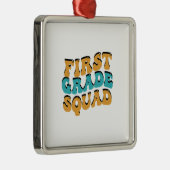 Eerste Klas Squad Metalen Ornament (Rechts)