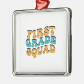 Eerste Klas Squad Metalen Ornament (Links)