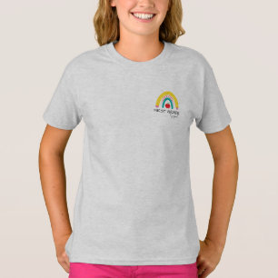 Eerste KLAS Squad Regenboog leraar school T-shirt