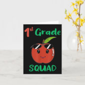 Eerste klas squad terug naar school geschenken kaart (Gele Bloem)